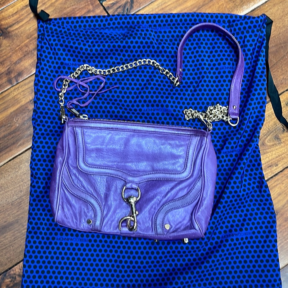 Rebecca Minkoff purple shoulder bag